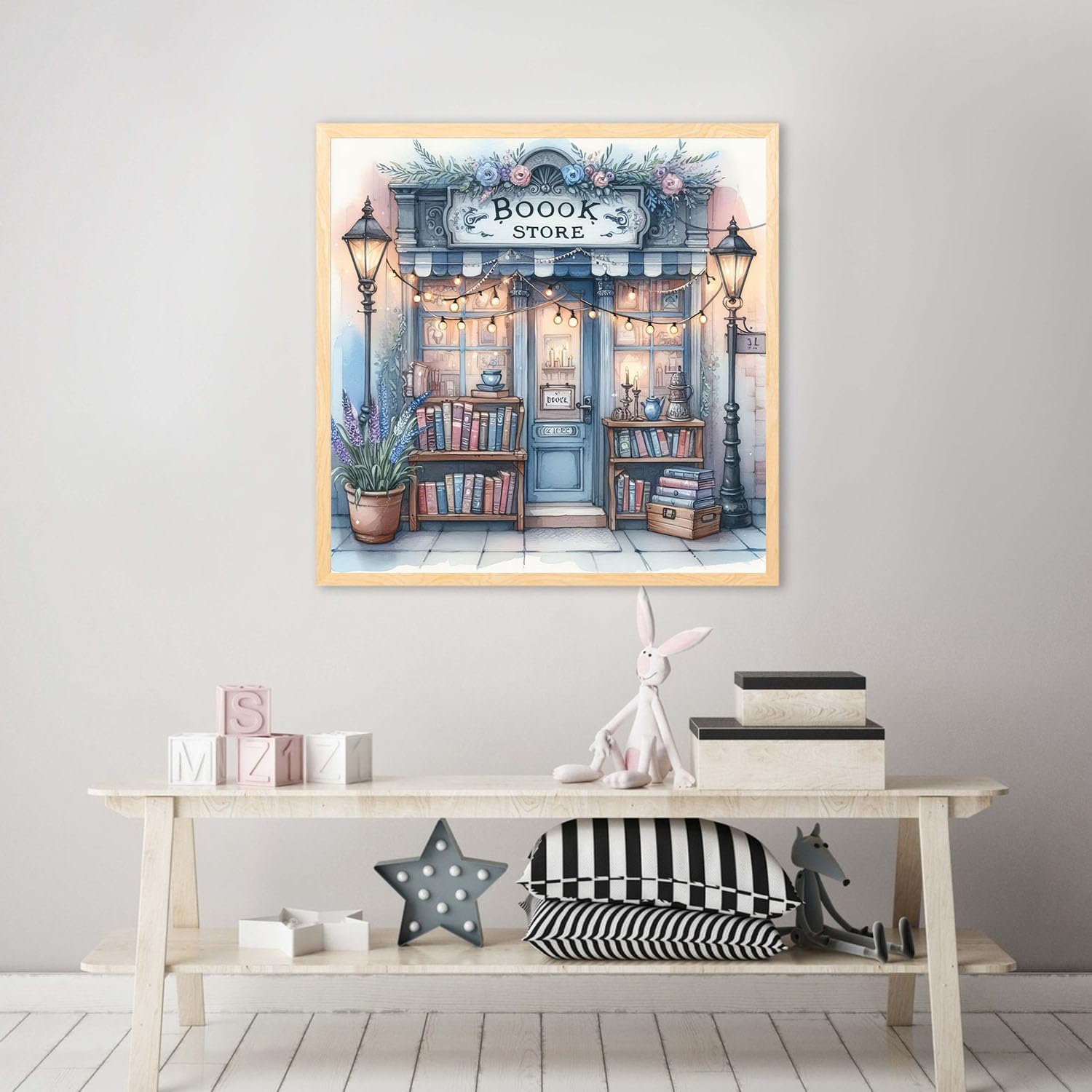 DIY Book Store Diamond Painting Kit - Hình 2
